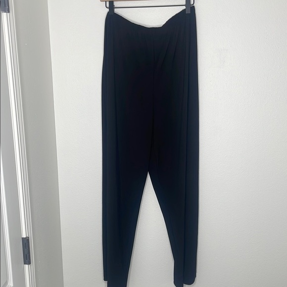 NWT David's Bridal Onyx Crinkled Ombre Plus Size Three-Piece Pantsuit - Picture 14 of 15